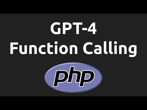 Creating PHP GPT-4 Function Calling Chatbot From Scratch