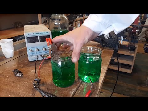 Nickel plating using vinegar and nichrome