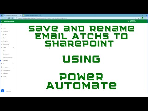 Automatically Save and Rename Email Attachments to SharePoint using Power Automate