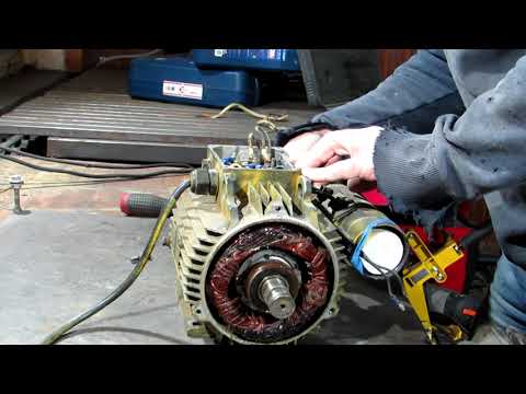 Электродвигатель 220 вольт 2.2 кВт? Перемотка ремонт.The electric motor is 220 volts 2.2 kW. Rewind