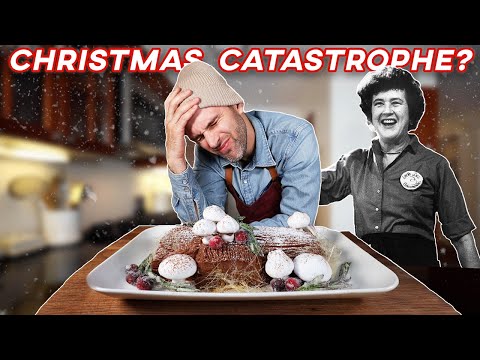 Making Julia Child's Yule Log required a Christmas Miracle