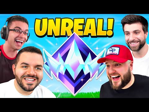 🔴LIVE - 4 YOUTUBERS GO FOR UNREAL IN FORTNITE!