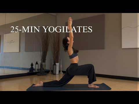 25-Min Yogilates | Yoga + Pilates Fusion (No Equipment)