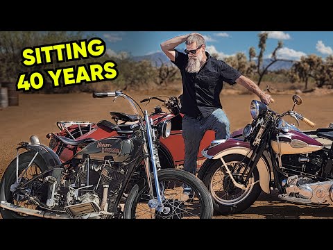 I Drove To The Middle Of The Desert To Save 3 RARE Motorcycles!