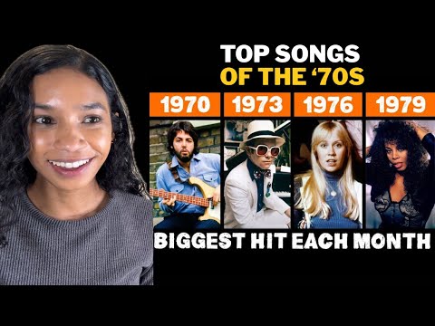 Most Popular Song Each Month in the '70s | music reaction