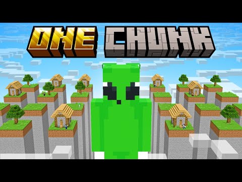 Minecraft But I Join ONE CHUNK CIVILIZATION
