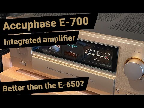 The Accuphase E 700 Integrated amplifier. Better than the E-650?