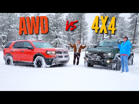 Can the AWD Honda Passport TrailSport Keep Up with the 4x4 Ford Bronco In a Snowstorm?