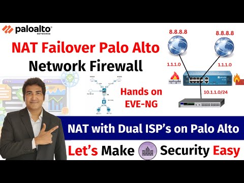 NAT Failover with Dual ISP's on Palo Alto Firewall | Complete Palo Alto Network Configurations