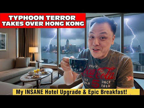 Typhoon Terror in Hong Kong, But This Hotel & Buffet Made It a Dream!