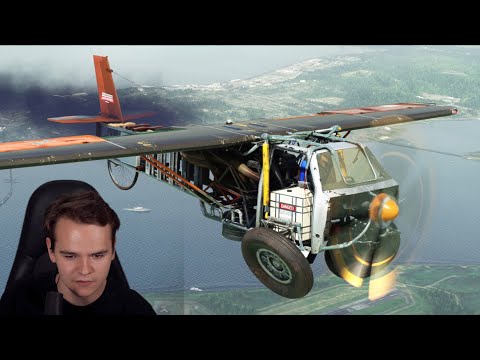 Flying The Ugliest and WORST Plane - From A Scrapyard