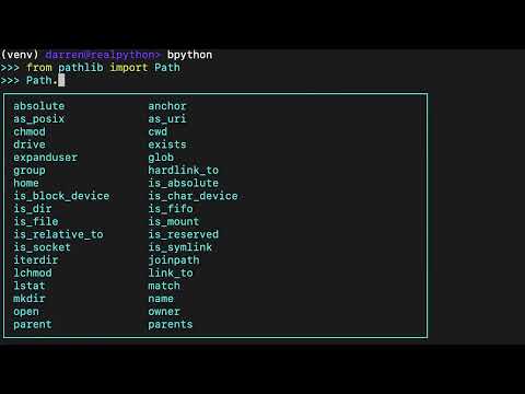 Starting With Python's pathlib Module