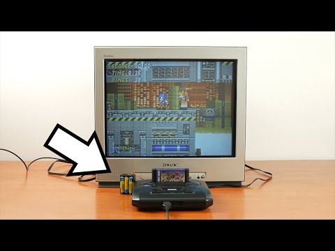 Can you play SEGA Genesis from AA batteries?
