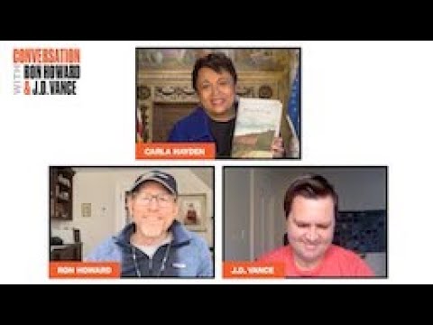 Ron Howard and J.D. Vance Discuss "Hillbilly Elegy" with Librarian of Congress Carla Hayden