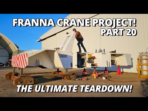 The Ultimate Teardown and SPLITTING The Crane In Half! | Franna Crane Project | Part 20