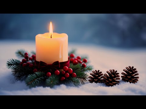 Christmas Candle 4K Ambient TV Art – 2 Hour Candlelight Screensaver (No Music, No Sound)