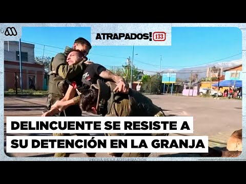 Delincuente se resiste a su detención en La Granja | Atrapados 133
