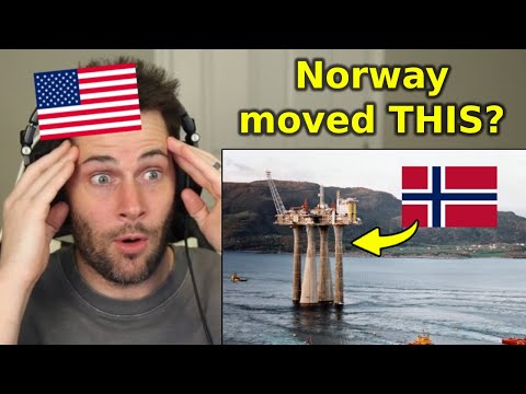 American Reacts to How Norway Moved The Troll A Platform