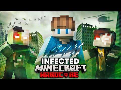 100 Players Simulate INFECTED Hunger Games in Minecraft!