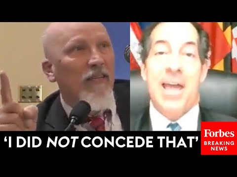 JUST IN: Chip Roy And Jamie Raskin Spar In House Hearing