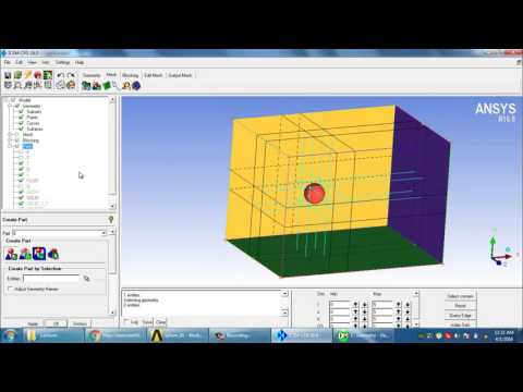 Sphere Hexa Meshing in ICEM CFD