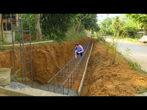 Building a Solid Fence for Neighbors – Constructing the Foundation System and Pouring Concrete