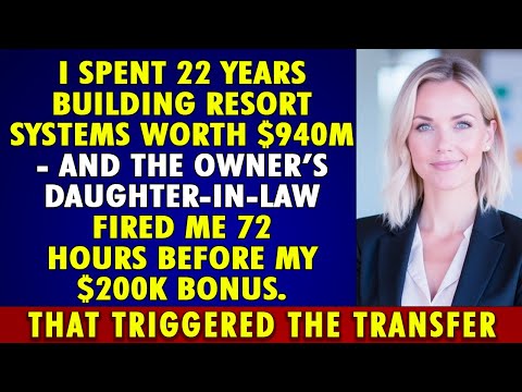 Owner’s daughter-in-law fired me before my BONUS, triggering a hidden TRANSFER in a $940M deal