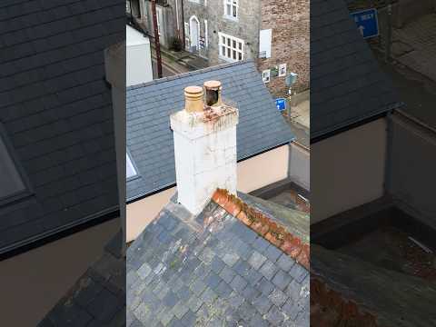 How did this chimney pot get a hole like this?!