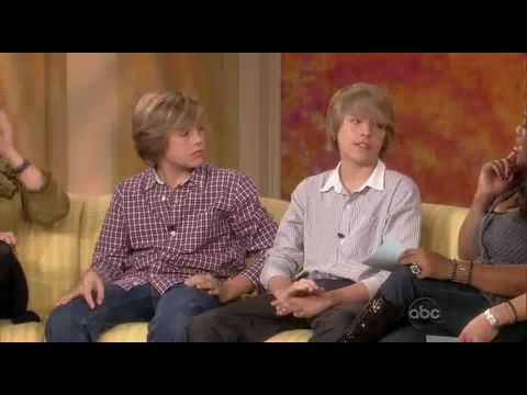 Dylan And Cole Sprouse On The View Interview 2008