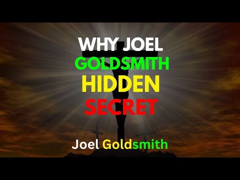 Why Joel Goldsmith Hid This From His Students (And Why You Need to Know Now)