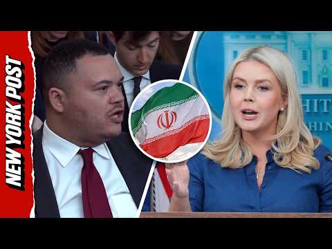 Watch: Karoline Leavitt's Reaction to Reporter Asking 'Who's Bombing Iran Right Now?'
