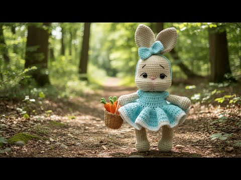 Платье и бантик для зайки | мастер класс КРЮЧКОМ |