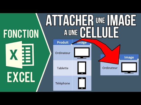 EXCEL - ATTACHER UNE IMAGE À UNE CELLULE (Déplacer l'image avec la cellule)