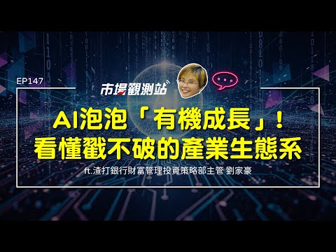 AI泡泡繼續吹 真的戳不破？專家解讀「理性繁榮」產業生態系｜主持人陳碧芬 feat.渣打銀行財富管理投資策略部主管 劉家豪【#市場觀測站Podcast EP147】CC字幕 @cteevideo​