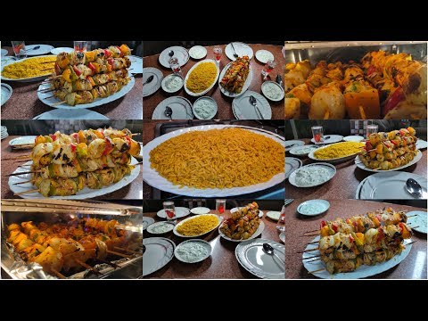 وجبة رمضانية ممتازة #شيش طاووق #سلطة زبادي #رز بسمتي بالكركم #خليك_في_بيتك