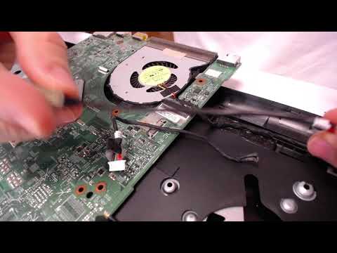Dell Inspiron 15 5000 series 5100 disassembly laptop charge port power jack repair fix taking apart