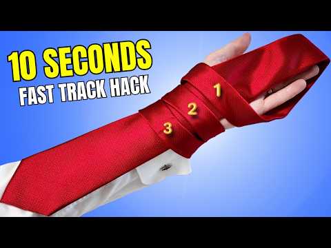 How to Tie a Tie in 10 Seconds: The Easiest Method for Beginners!