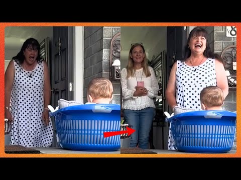 BEST REACTION When Family Leaves Kids at Grandparents’ Door Without Warning 😂