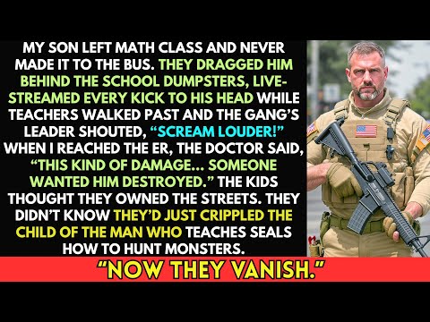 Street Gang Jumped My Son Outside School—Leader Laughed—Didn’t Know His Dad Trained SEAL Kill Teams.