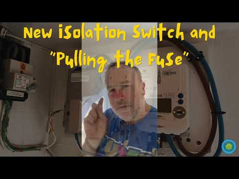 #electrical #Isolation switch for a #consumerunit #upgrade #localelectrician in #oakhill #radstock