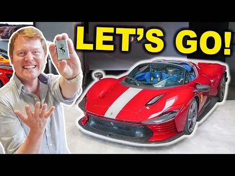 My DREAM is HERE! First Drive in New FERRARI DAYTONA SP3
