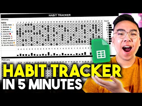 Create a HABIT TRACKER with Google Sheets! *5 MIN TUTORIAL*