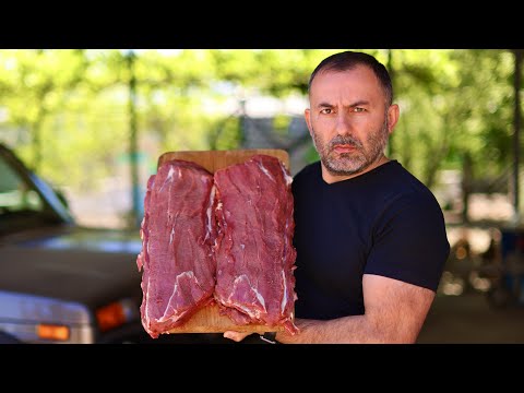 GRILLED BEEF ROASTED in a TANDOOR. ENG SUB