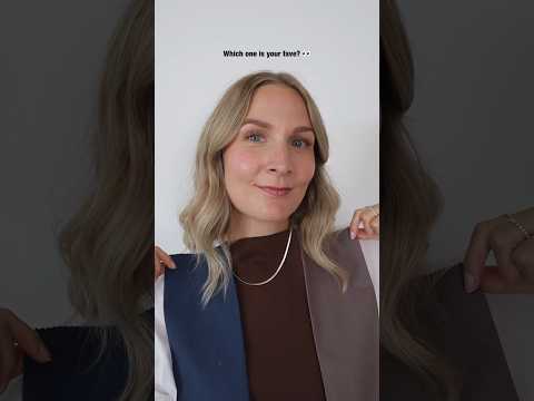 5 soft alternatives to black 👀 #colouranalysis #coloranalysis #slowfashion