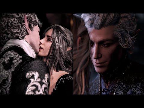 Astarion Ultimate Kiss Animations Compilation - My Astarion Romance Videos in One | Baldur's Gate 3