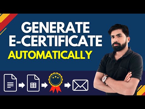 How to generate certificate from google forms||How to create e-certificate for webinar in Hindi