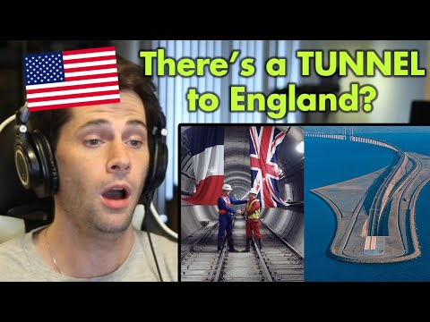 American Reacts to the English Channel Tunnel