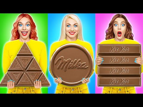 Челлендж. Шоколадная еда vs. Настоящая еда #1 | Смешные розыгрыши от Multi DO Challenge
