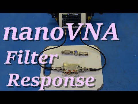 nanoVNA: Measuring the Frequency Response of a Filter (068d)
