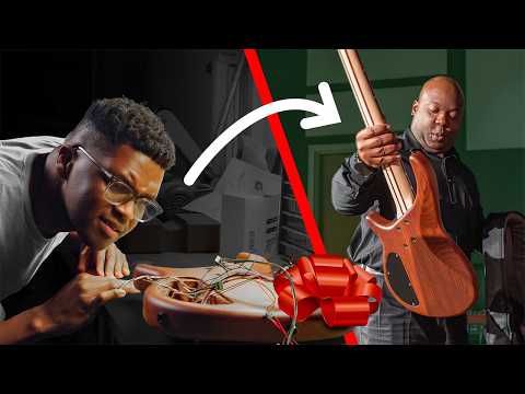 I Surprised My Friend With His Dream Custom Bass